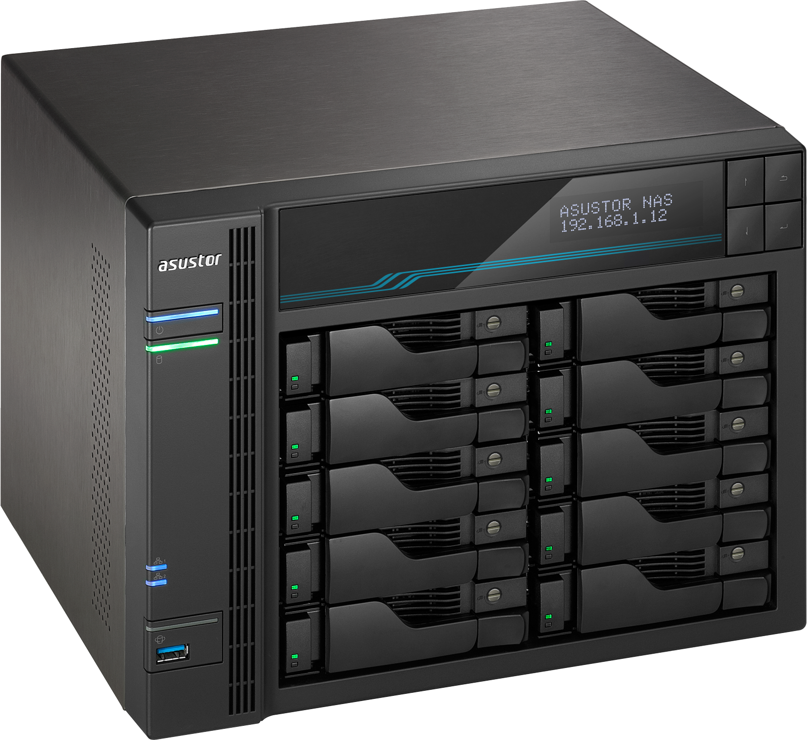 Asustor Lockerstor 10 AS6510T (90IX0191-BW3S10)