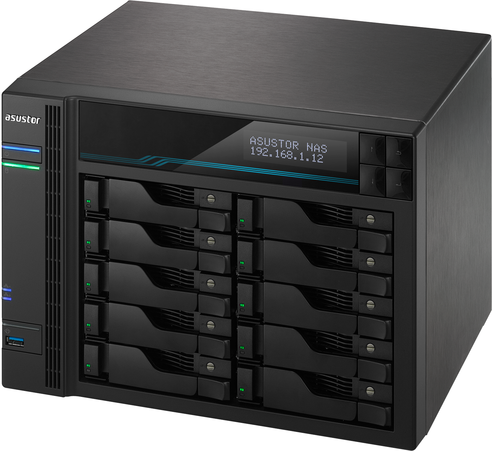 Asustor Lockerstor 10 AS6510T (90IX0191-BW3S10)