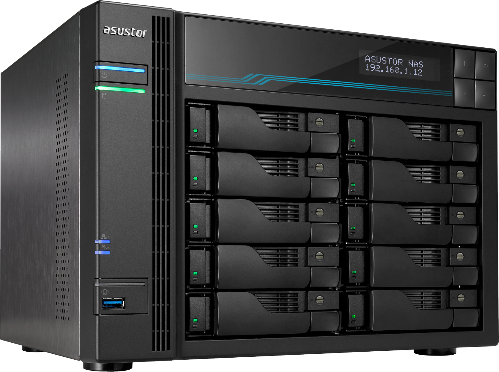 Asustor Lockerstor 10 AS6510T (90IX0191-BW3S10)