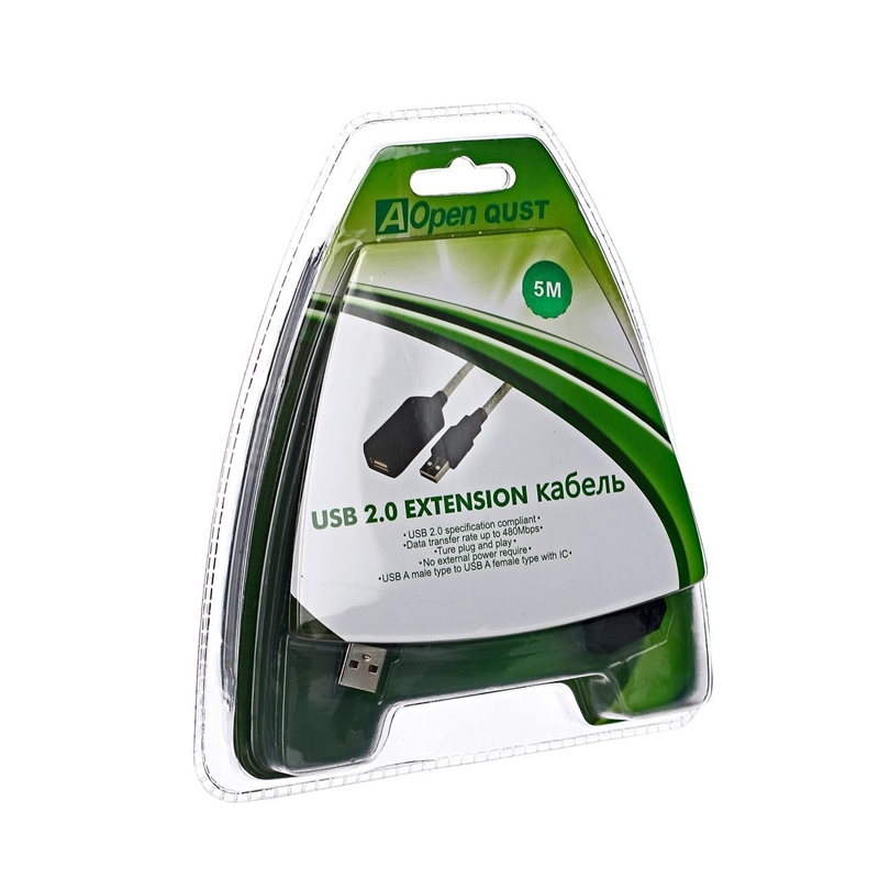 VCOM USB 2.0 Type-AM - USB 2.0 Type-AF 5м