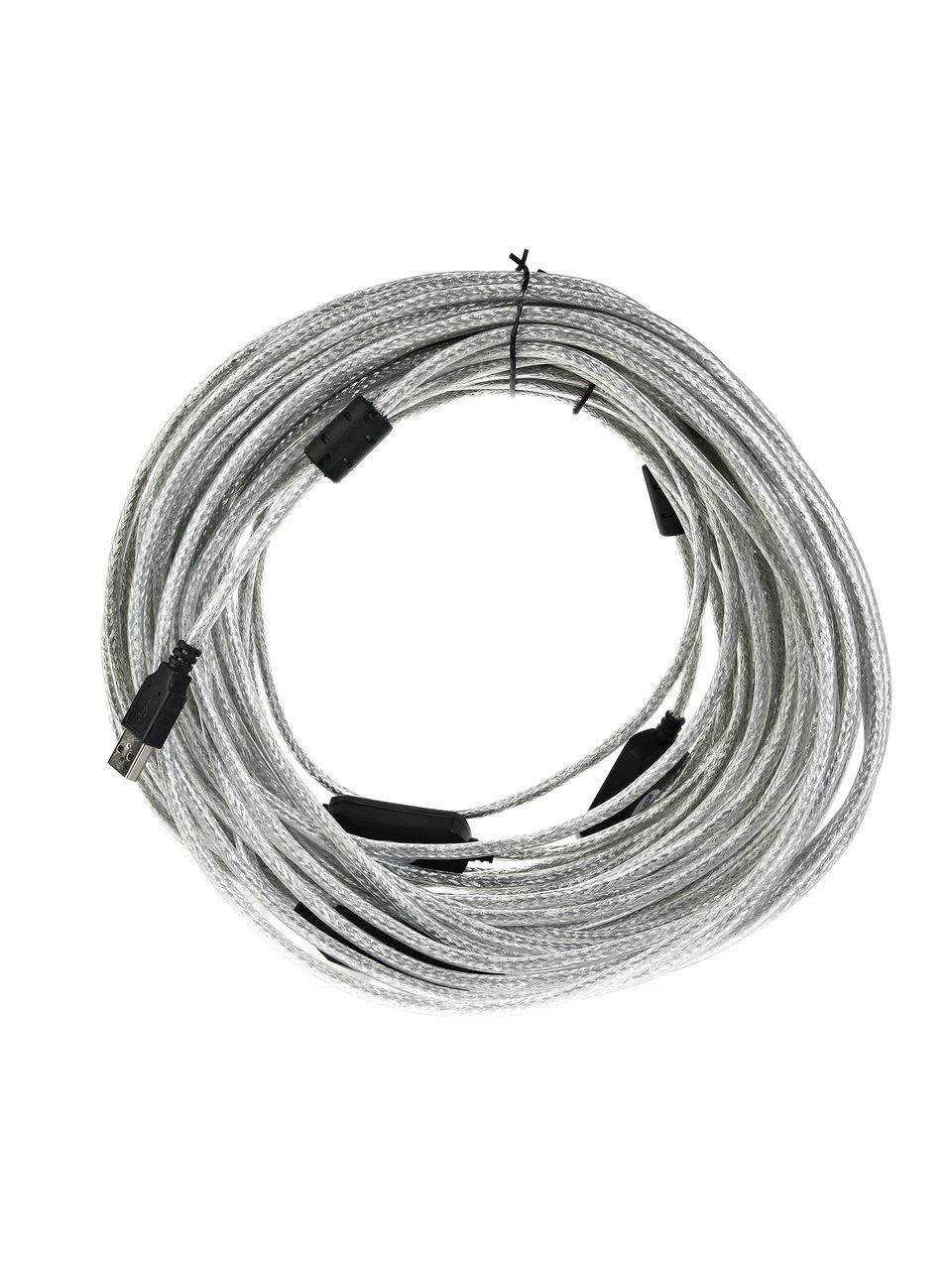 VCOM USB 2.0 Type-AM - USB 2.0 Type-AF 25м AOpen/Qust арт. ACU823-25M