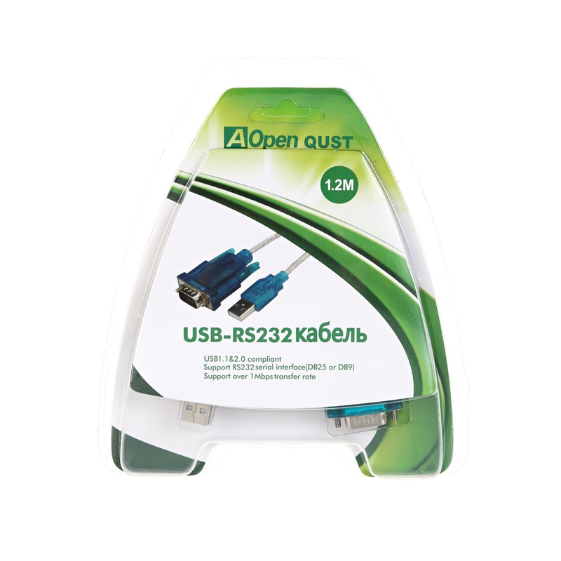AOpen USB 2.0 Type-AM - COM(RS232) 9M