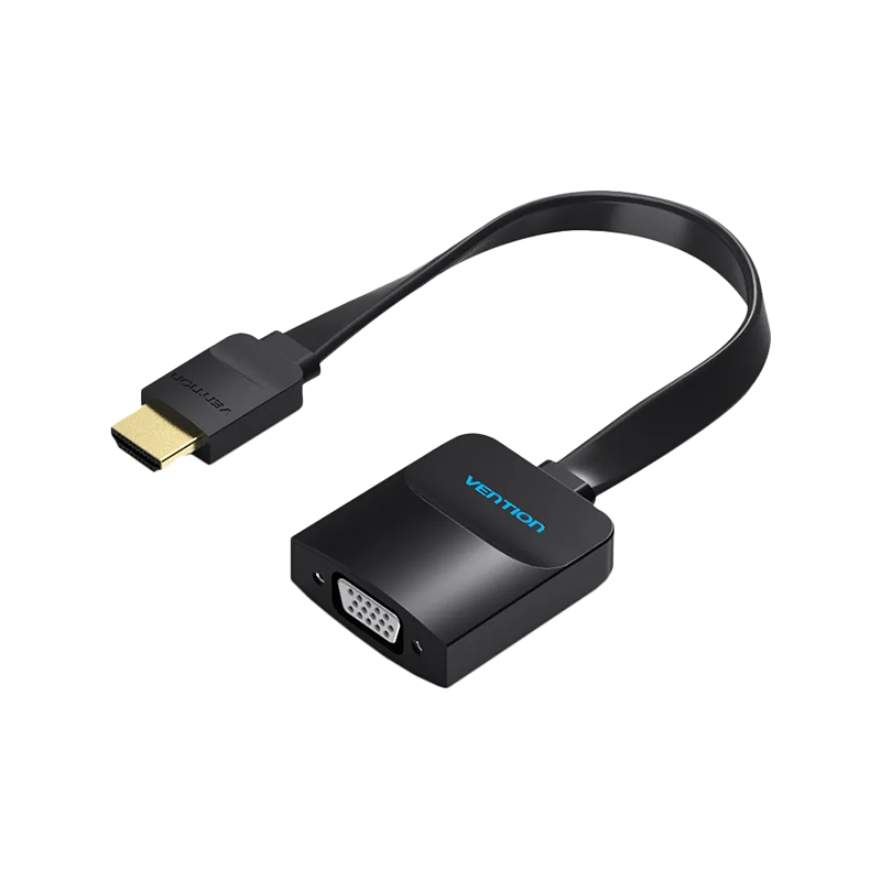Мультимедиа конвертер Vention HDMI 19М/VGA F/mini Jack 3.5 mm F/micro USB 2.0 Type B F (ACKBB)