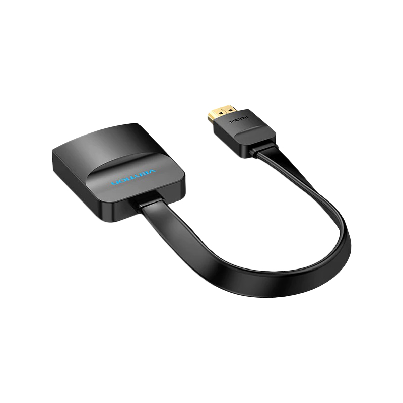 Мультимедиа конвертер Vention HDMI 19М/VGA F/mini Jack 3.5 mm F/micro USB 2.0 Type B F (ACKBB)