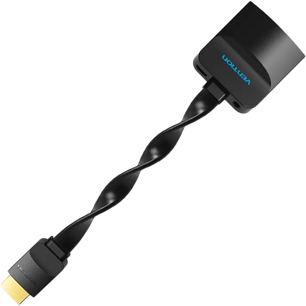 Мультимедиа конвертер Vention HDMI 19М/VGA F/mini Jack 3.5 mm F/micro USB 2.0 Type B F (ACKBB)
