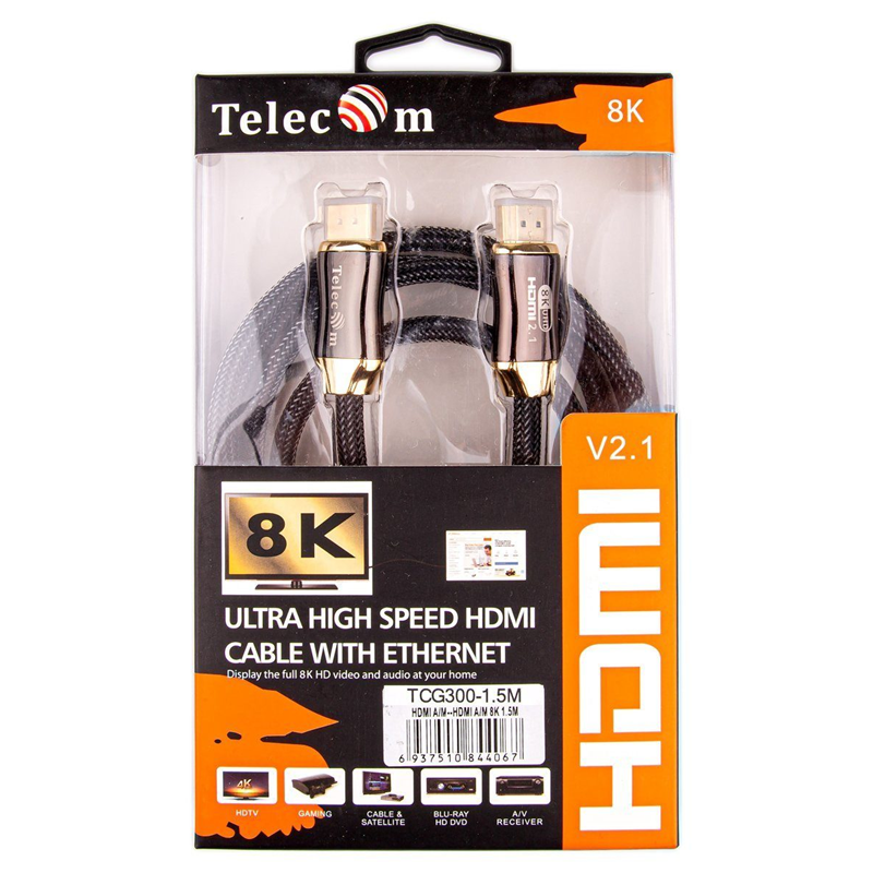 Telecom HDMI (m) - HDMI (m) 1м