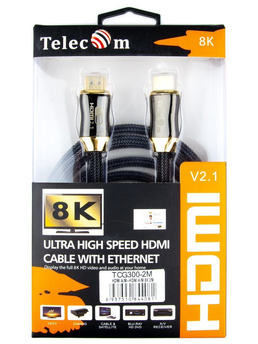 VCOM HDMI (m) - HDMI (m) 2м Telecom арт. TCG300-2M