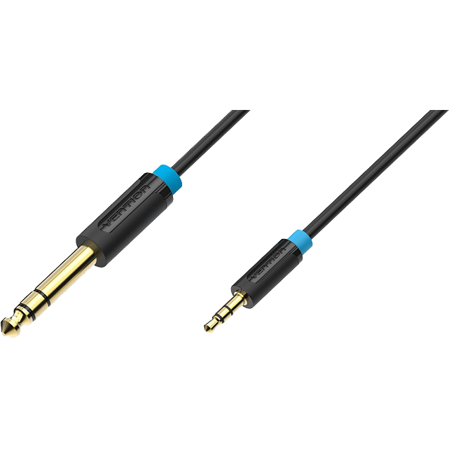 Кабель Vention jack 6.5 mm(m)/mini jack 3.5 mm(m) - 1.5 м (BABBG)