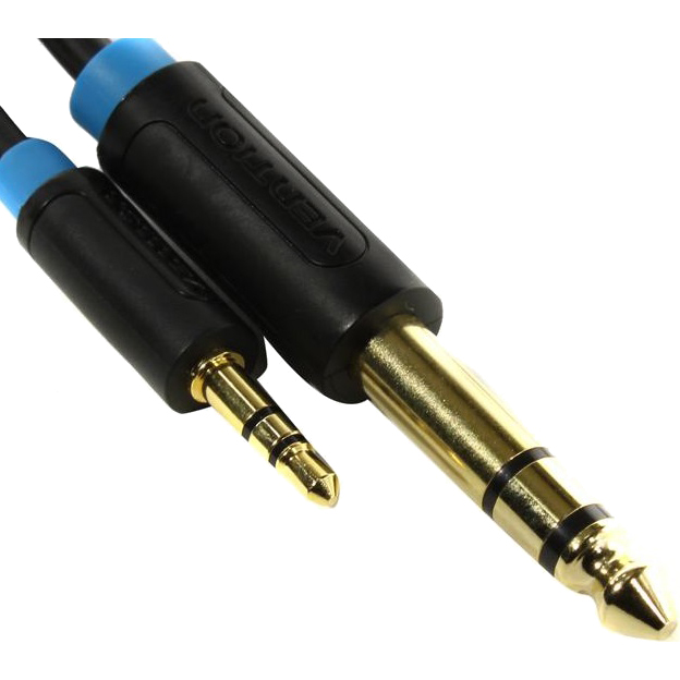 Кабель Vention jack 6.5 mm(m)/mini jack 3.5 mm(m) - 1.5 м (BABBG)