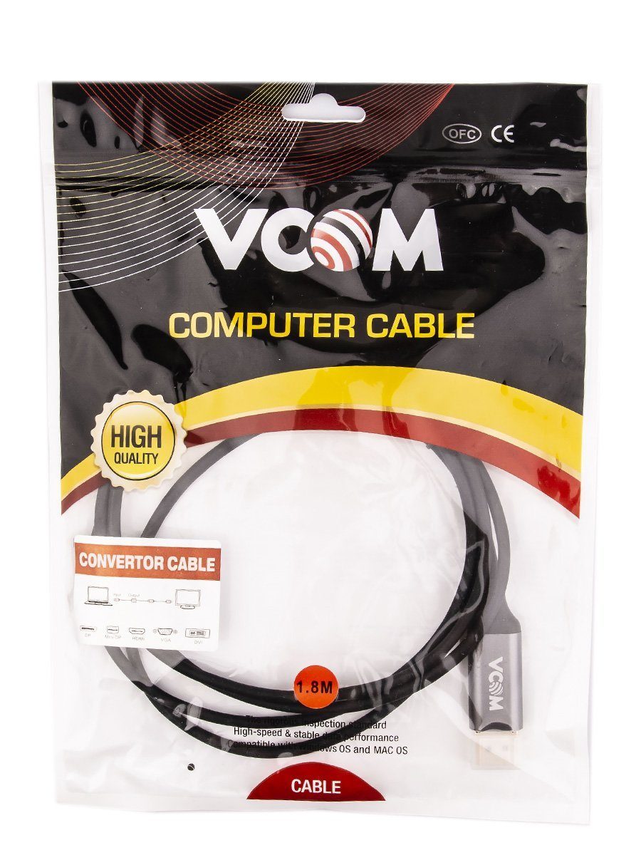 VCOM USB 3.2 Type-C (m) - DisplayPort (m)