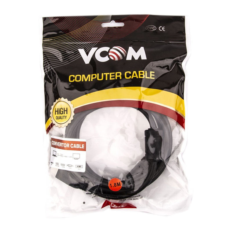 VCOM HDMI (m) - DVI-D (m) 1.8м арт. CG484GD-1.8M