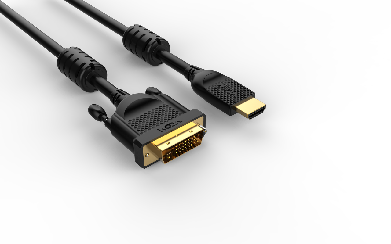 VCOM HDMI (m) - DVI-D (m) 1.8м арт. CG484GD-1.8M