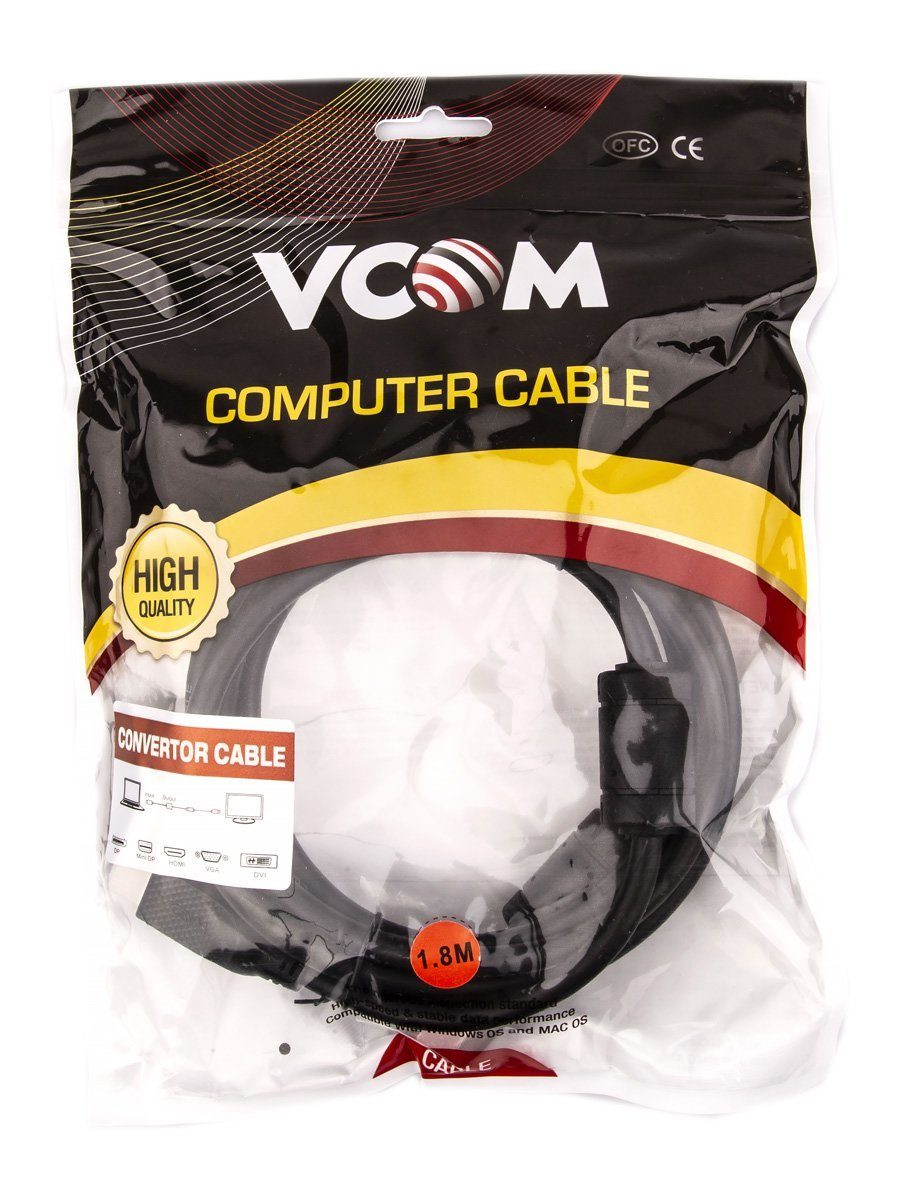 VCOM HDMI (m) - DVI-D (m) 1.8м арт. CG484GD-1.8M