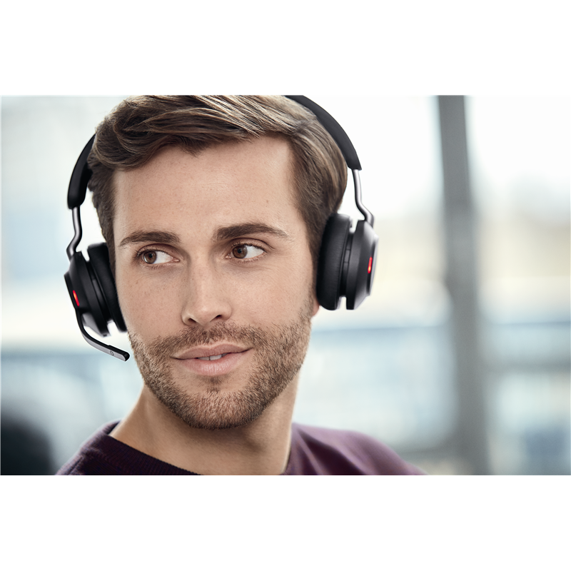 Jabra Evolve2 65 - USB-С MS Teams Stereo with Charging Stand