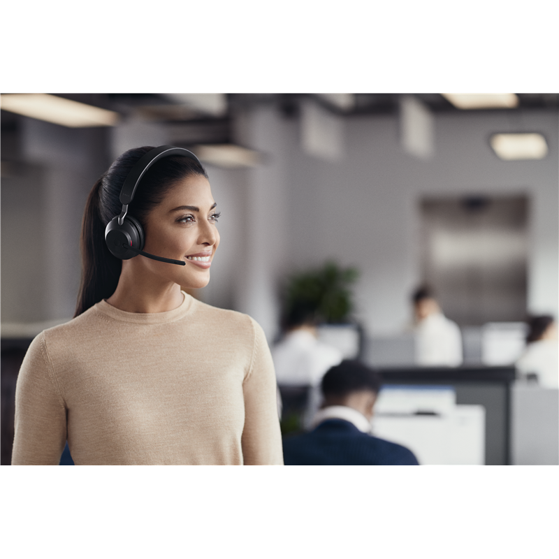 Jabra Evolve2 65 - USB-С MS Teams Stereo with Charging Stand