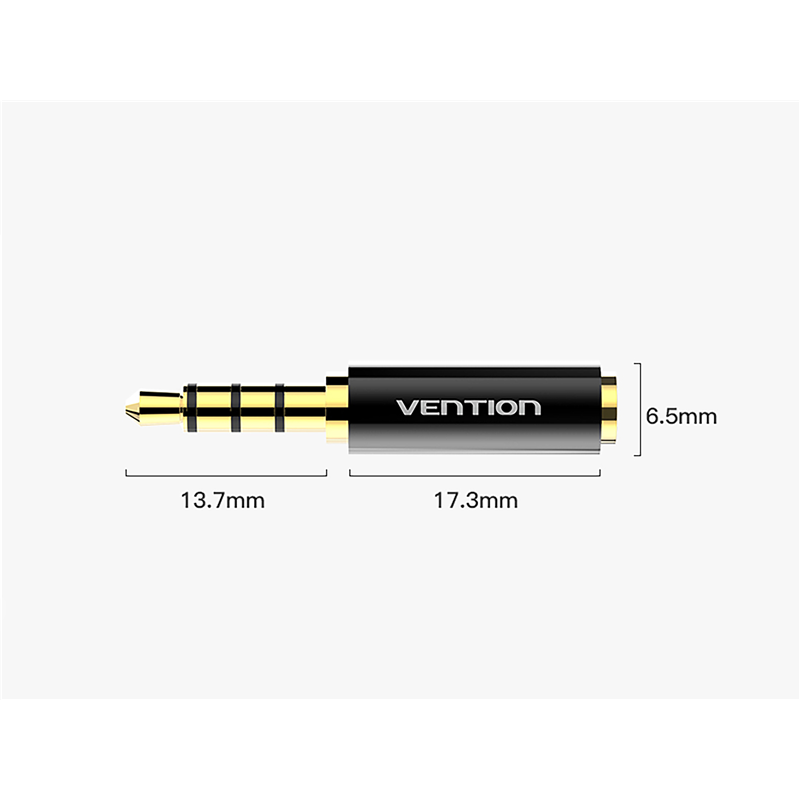 Vention micro jack 2.5 mm (f) - mini jack 3.5 mm (m)