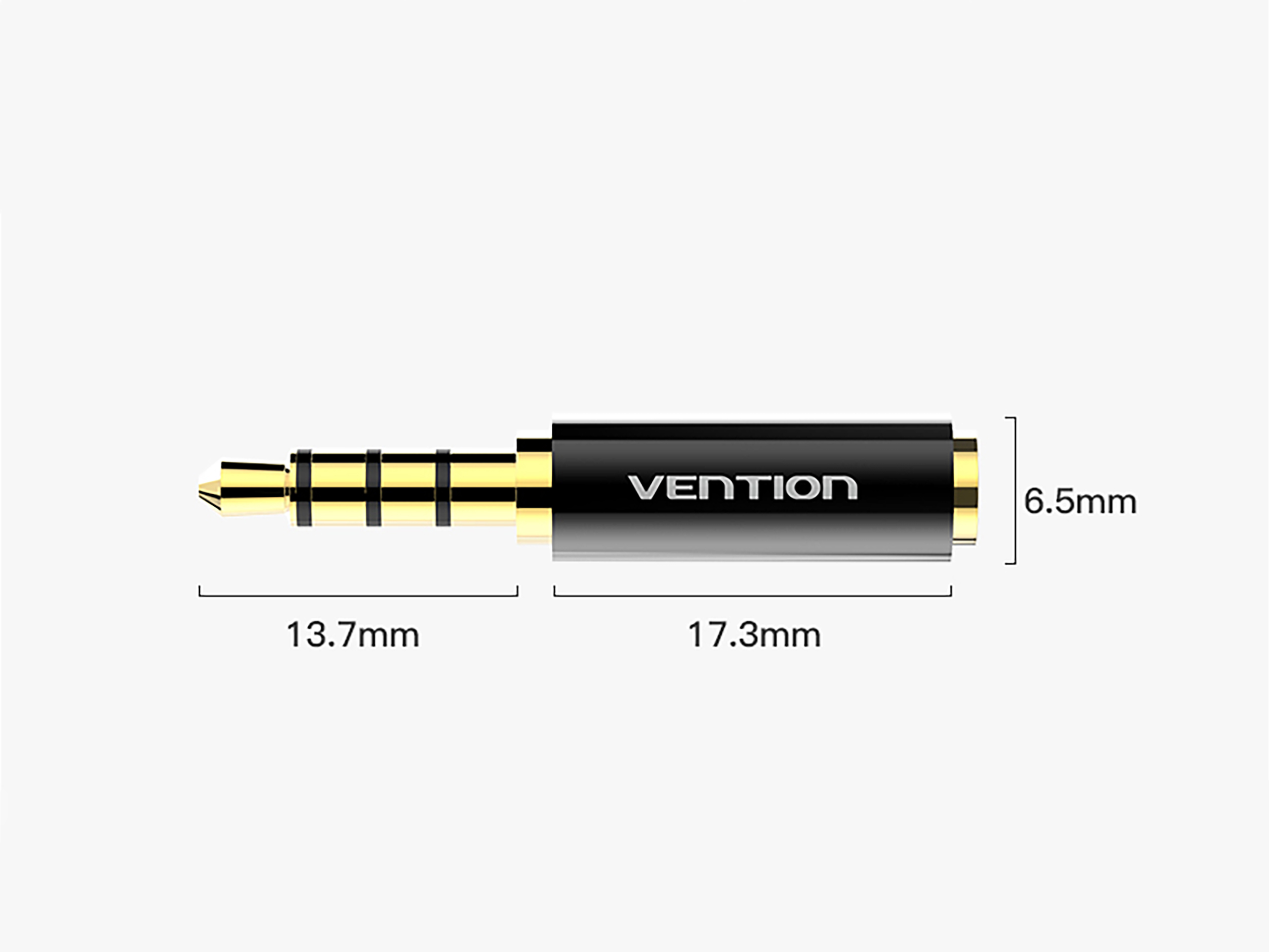 Vention micro jack 2.5 mm (f) - mini jack 3.5 mm (m)