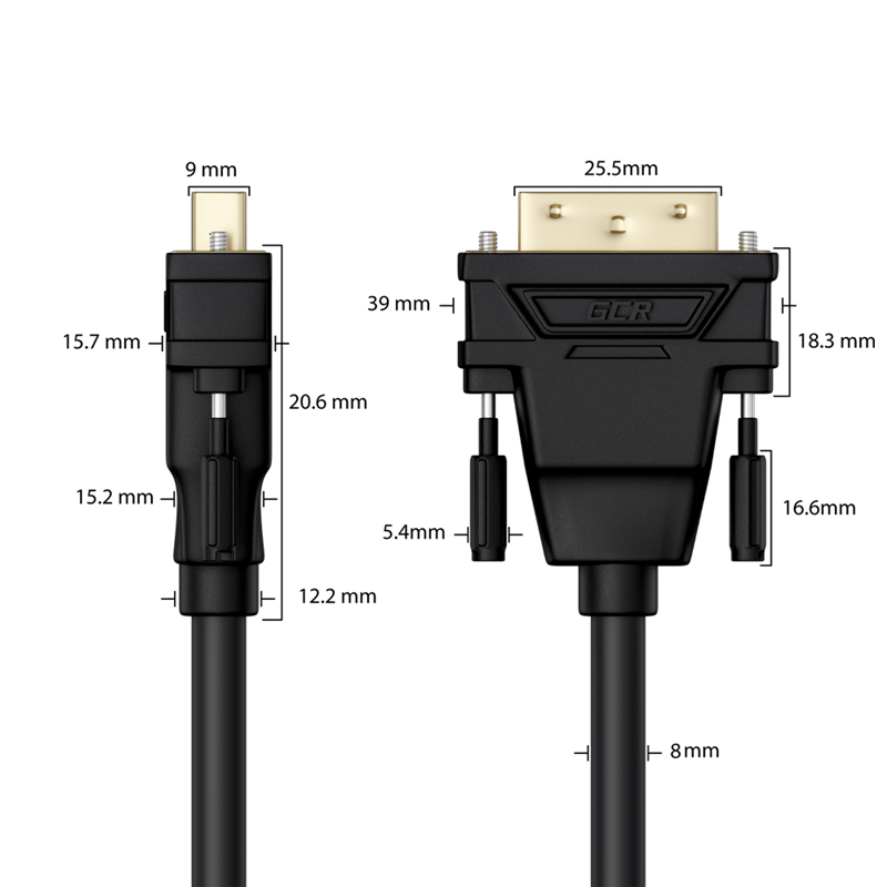 Greenconnect HDMI (m) - DVI-D (m) 0.5м
