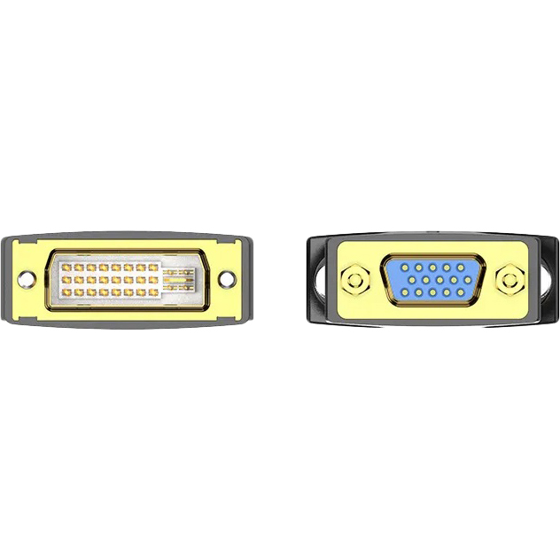 Адаптер-переходник Vention DVI-I 24+5M/VGA 15F (ECFB0)