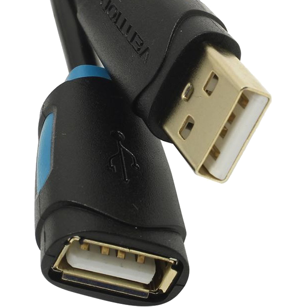 Кабель-удлинитель Vention USB 2.0 AM/AF - 1 м (CBCBF)