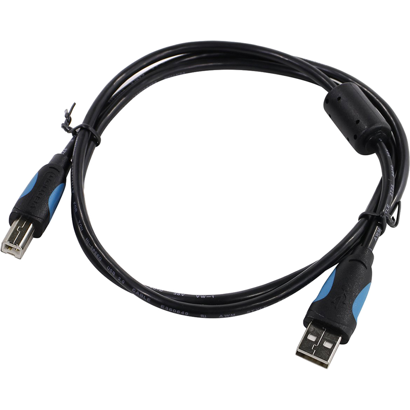 Кабель Vention USB 2.0 AM/BM - 1 м (VAS-A16-B100)