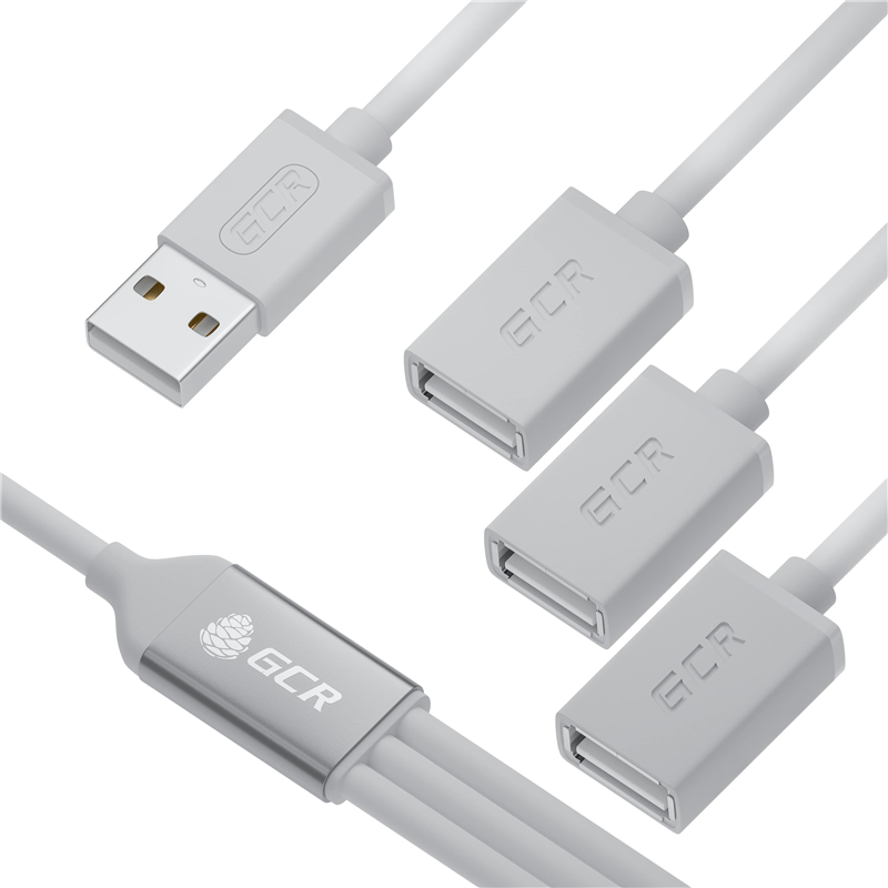Greenconnect USB 2.0 Type-AM - 3 x USB 2.0 Type-AF 0.35 m