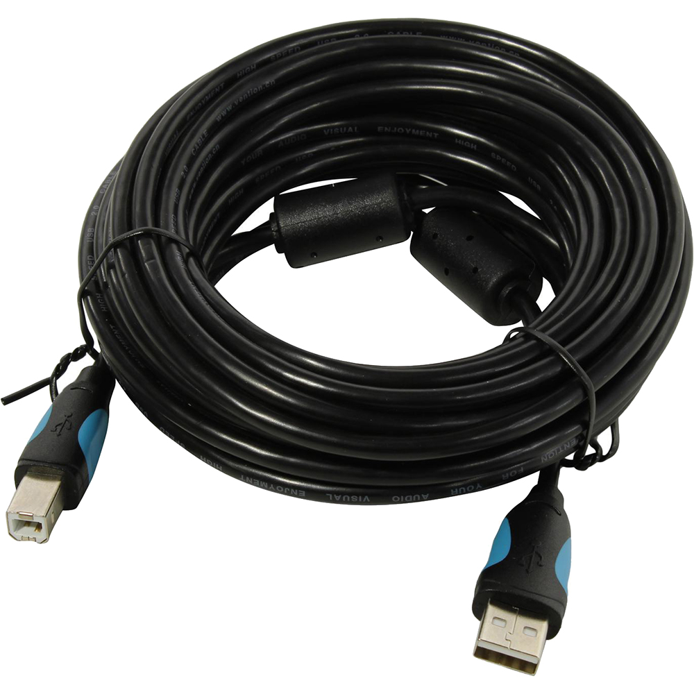 Кабель Vention USB 2.0 AM/BM - 8 м (VAS-A16-B800)