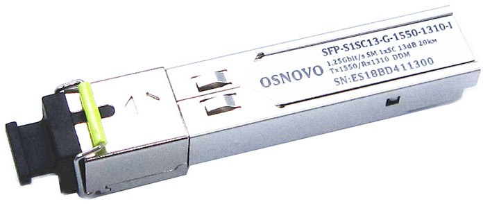 OSNOVO SFP-S1SC13-G-1550-1310-I