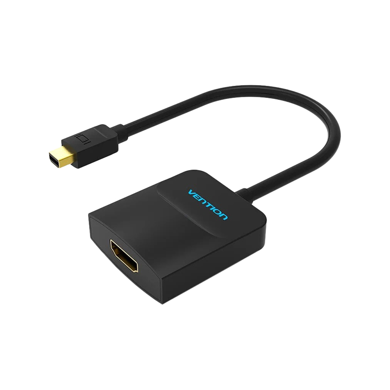 Адаптер-переходник Vention Mini DisplayPort(m)/HDMI(f) - 0.15 м (HBCBB)
