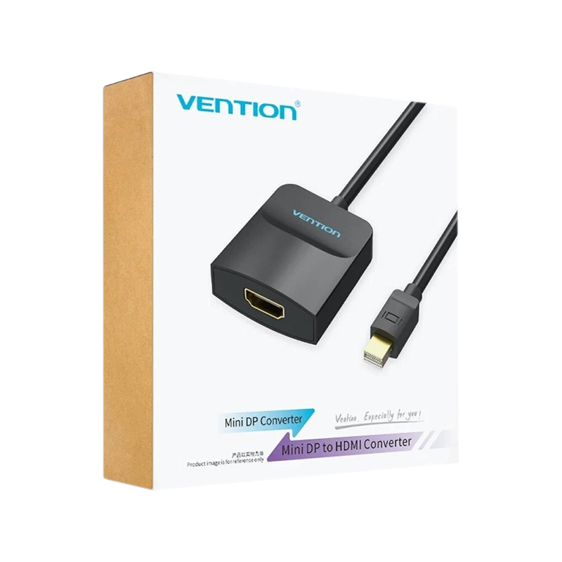 Адаптер-переходник Vention Mini DisplayPort(m)/HDMI(f) - 0.15 м (HBCBB)