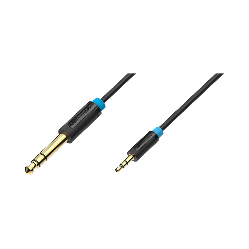 Кабель Vention jack 6.5 mm(m)/mini jack 3.5 mm(m) - 2 м (BABBH)