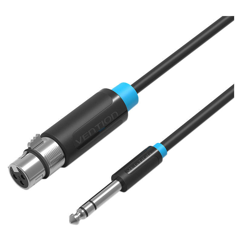 Кабель Vention jack 6.5 mm(m)/XLR(f) - 2 м (BBEBH)