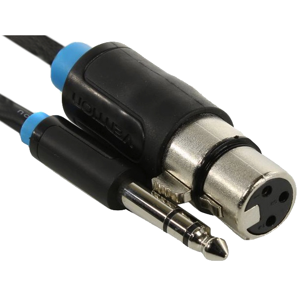 Кабель Vention jack 6.5 mm(m)/XLR(f) - 3 м (BBEBI)