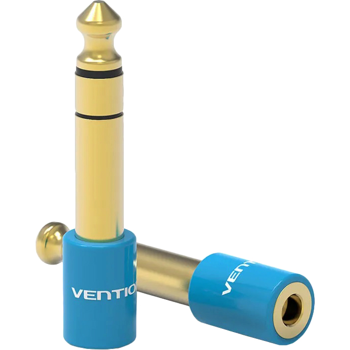 Переходник Vention mini Jack 3.5 mm F/Jack 6.5 mm M (VAB-S01-L)