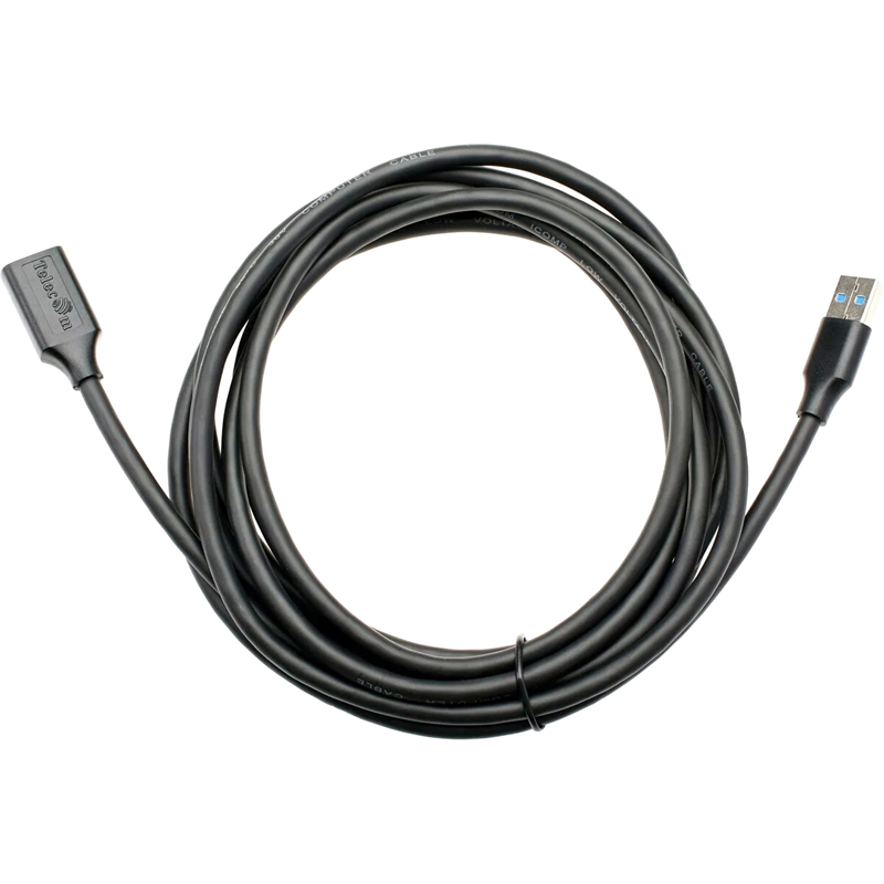 Telecom TUS708-3M Кабель удлинительный USB3.0 Am-Af 3m Telecom черный (TUS708-3M)[7958820049200]
