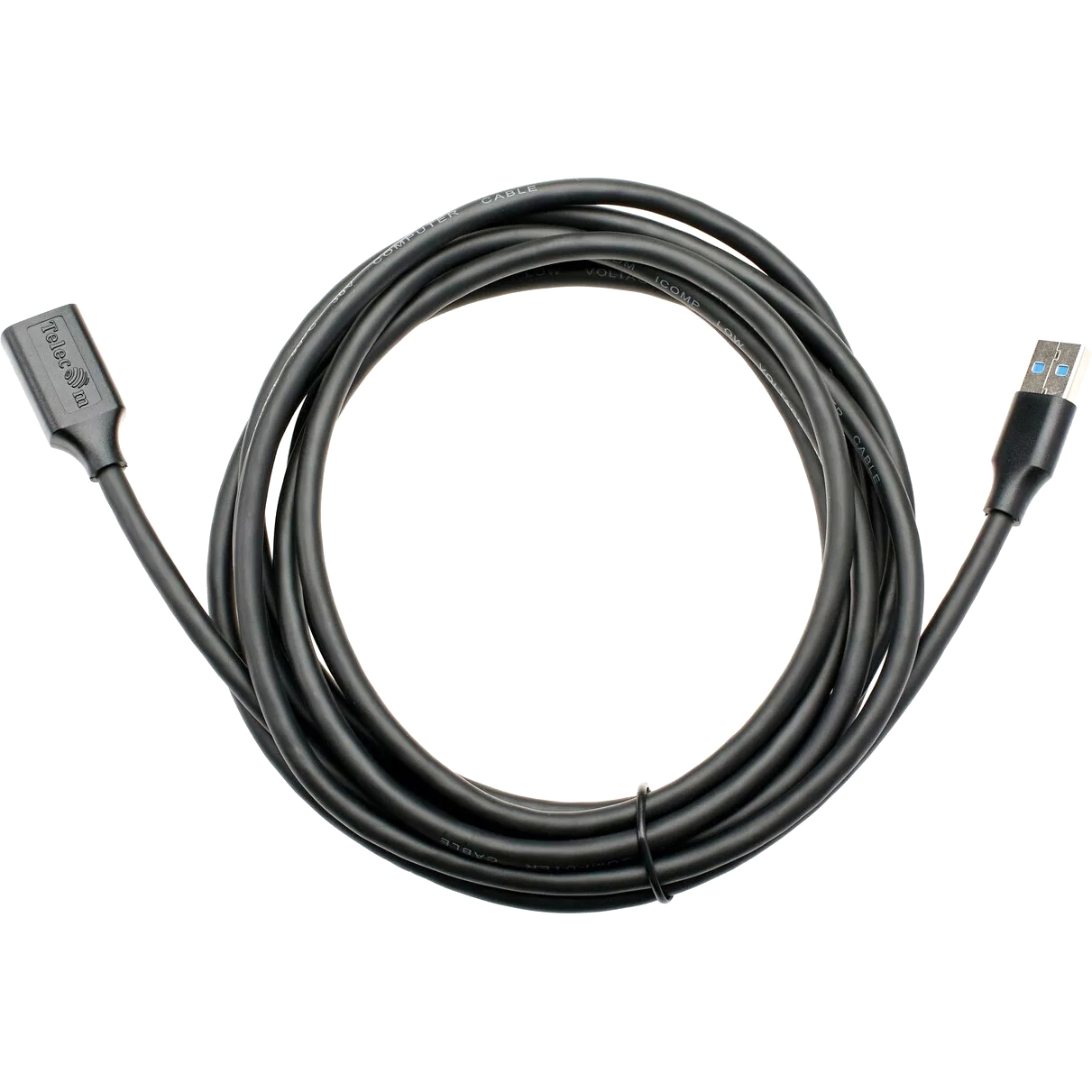 Telecom TUS708-3M Кабель удлинительный USB3.0 Am-Af 3m Telecom черный (TUS708-3M)[7958820049200]