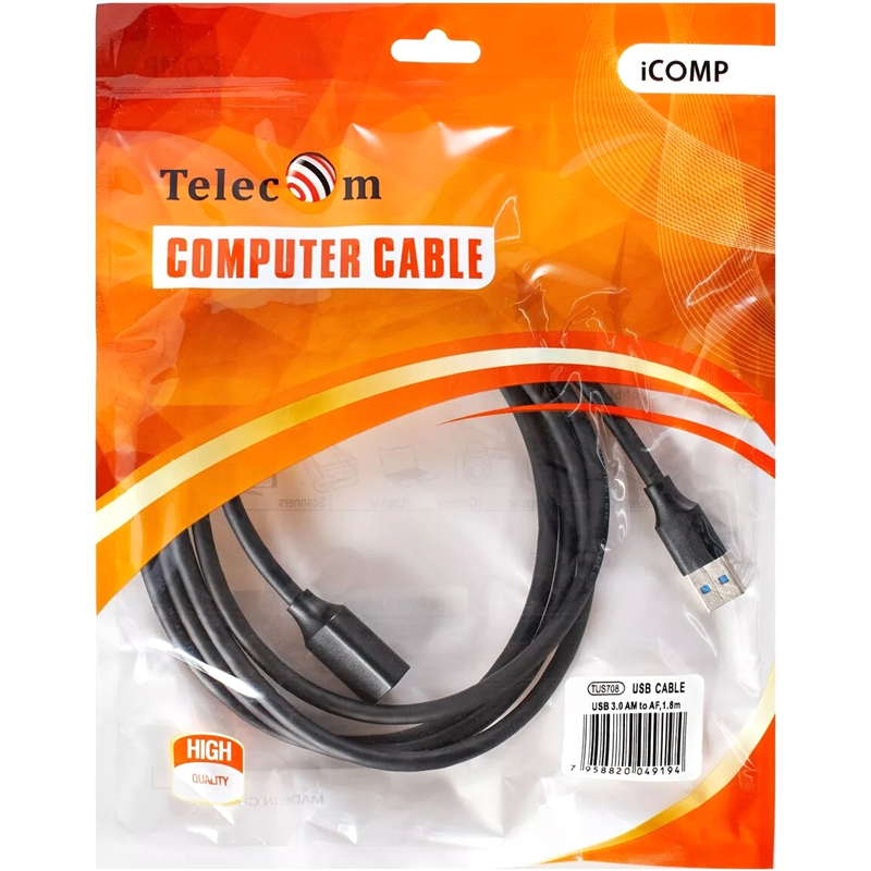 Кабель Telecom 1.8 м (TUS708-1.8M)