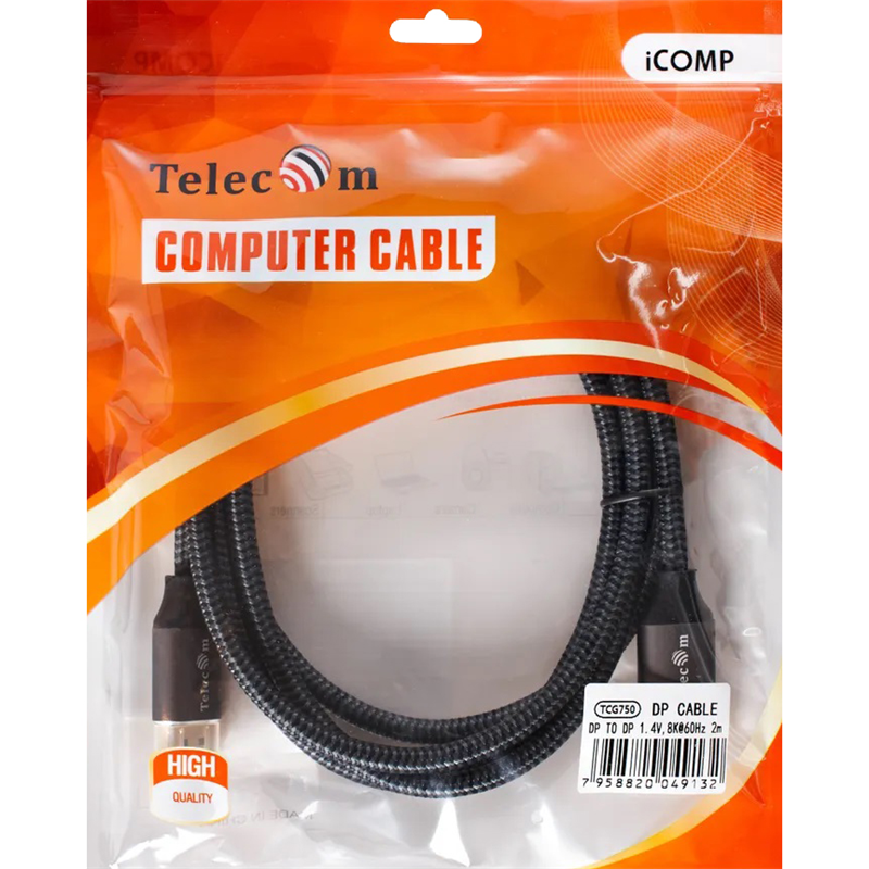 Кабель Telecom DisplayPort (m)/DisplayPort (m) - 2 м (TCG750-2M)