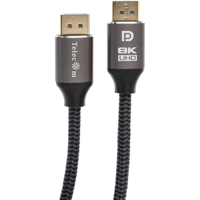 Telecom TCG750-3M Кабель соединительный DP-DP 1.4V 8K@60Hz 3м, Telecom Pro