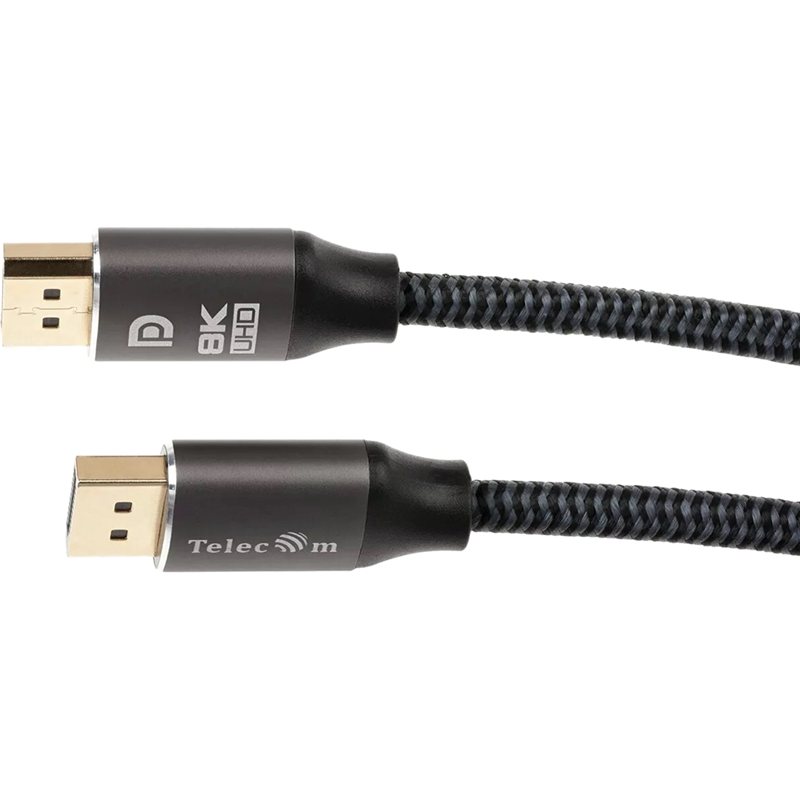 Telecom TCG750-3M Кабель соединительный DP-DP 1.4V 8K@60Hz 3м, Telecom Pro