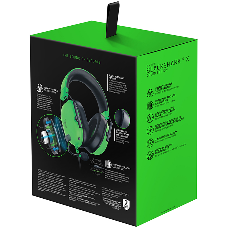 Razer Blackshark V2 X - Green