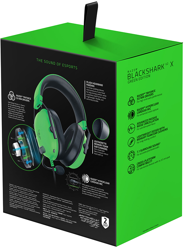 Razer Blackshark V2 X - Green