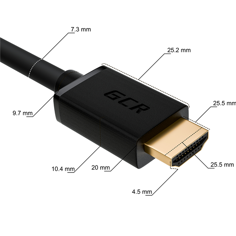 Greenconnect HDMI 2.0 - HDMI 2.0 2м черный