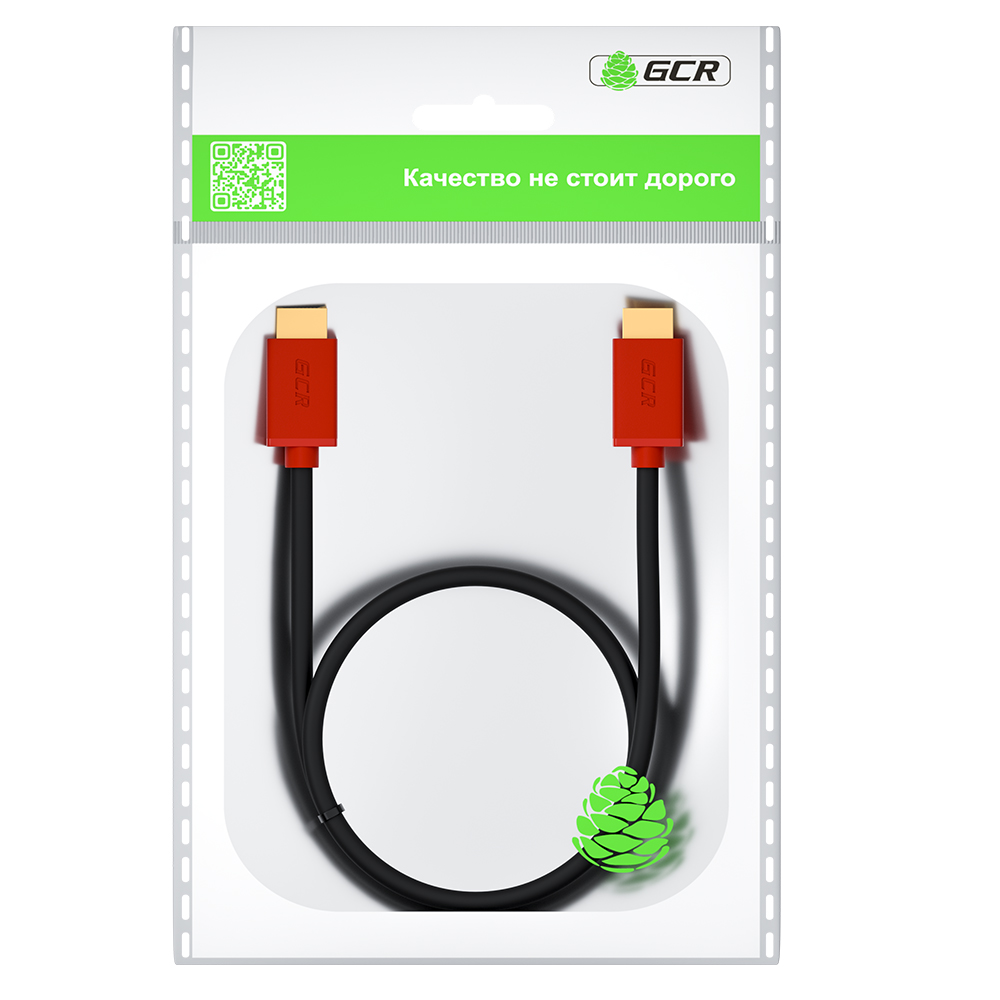 Greenconnect HDMI 2.0 - HDMI 2.0 2м красный