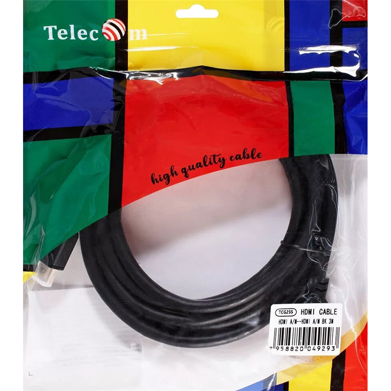 Кабель Telecom HDMI (m)/HDMI (m) - 3 м (TCG255-3M)