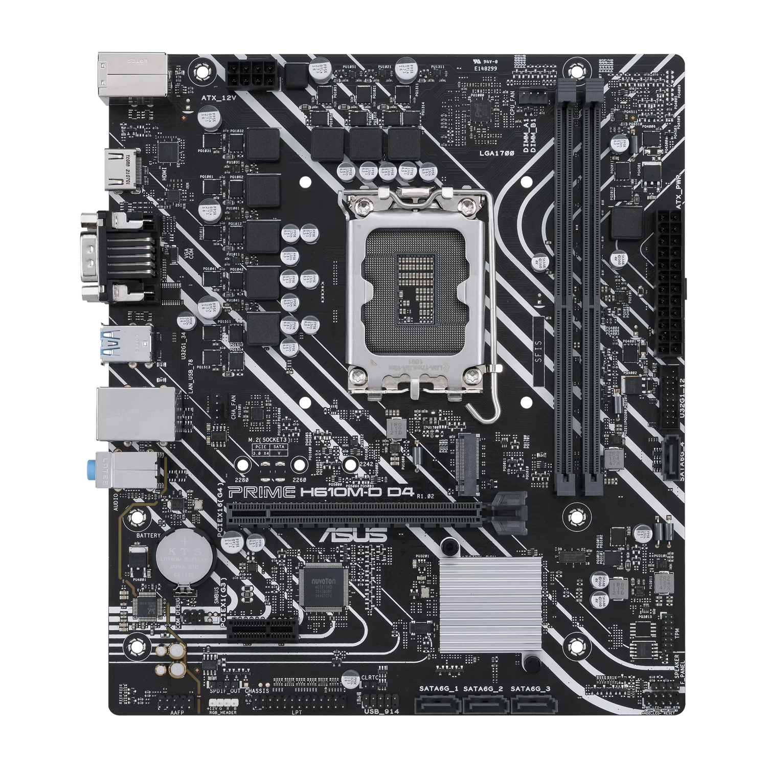 ASUS PRIME H610M-D D4 (90MB1A00-M0EAY0)