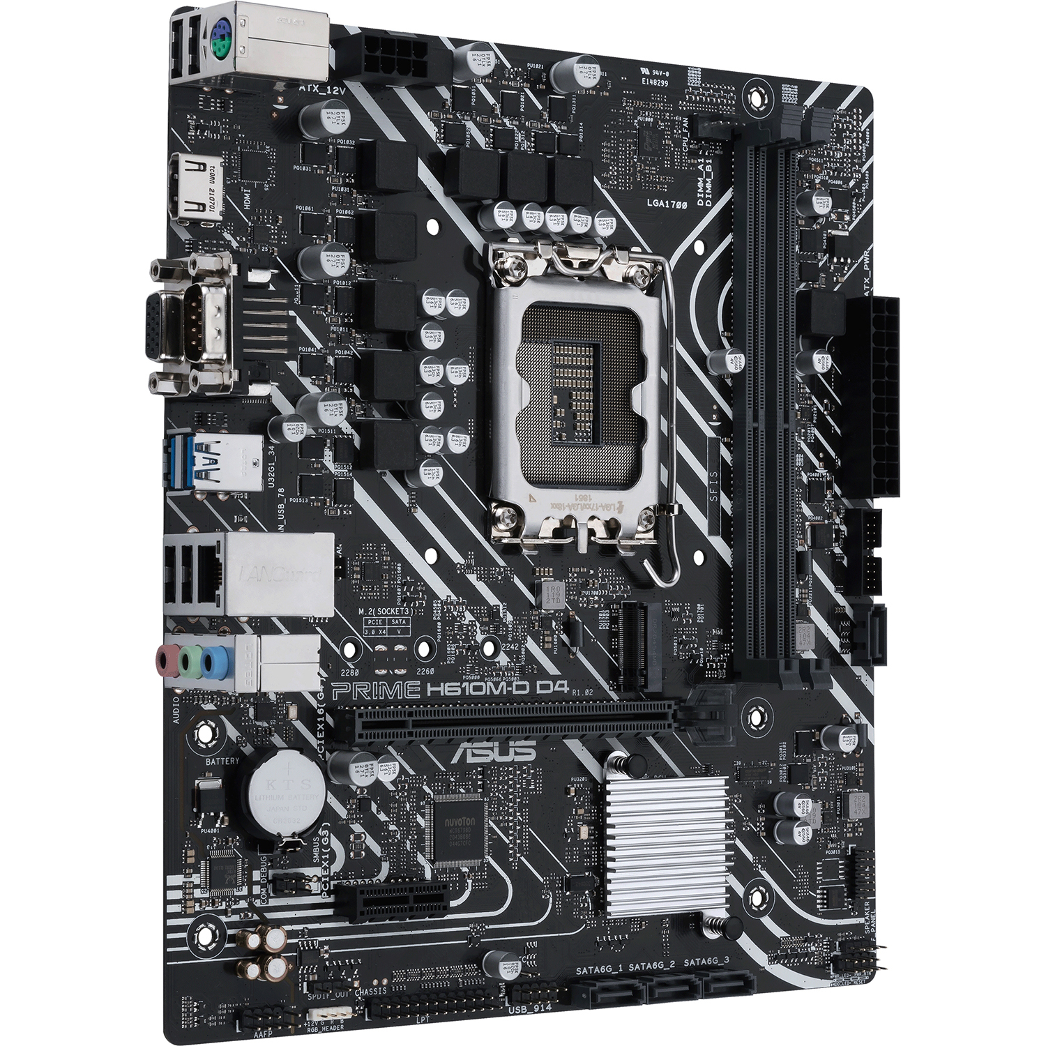 ASUS PRIME H610M-D D4 (90MB1A00-M0EAY0)