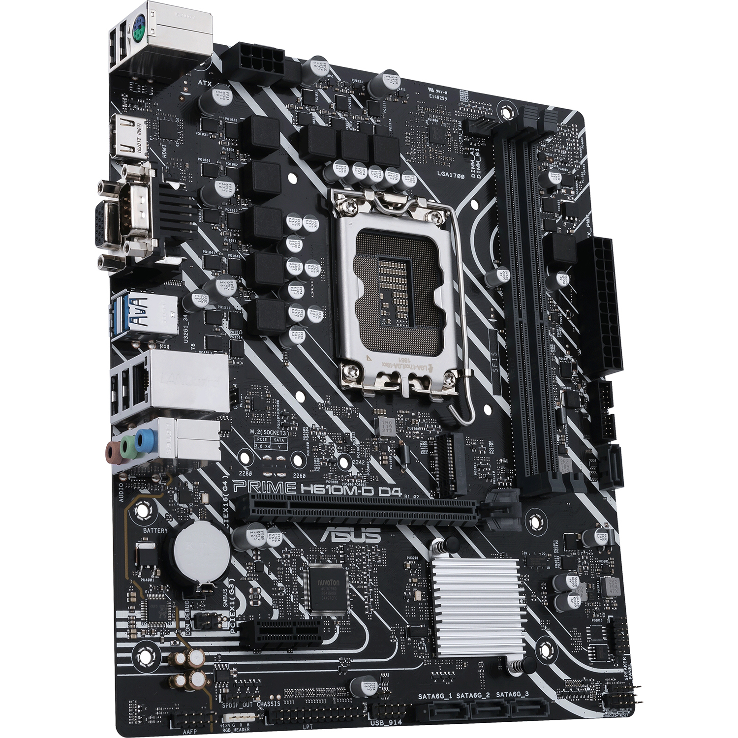 ASUS PRIME H610M-D D4 (90MB1A00-M0EAY0)