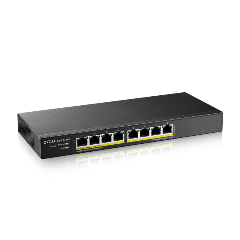 Коммутатор ZyXEL GS1915-8EP-EU0101F