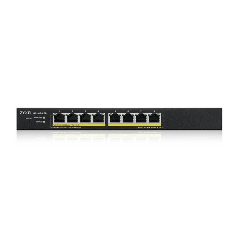 Коммутатор ZyXEL GS1915-8EP-EU0101F